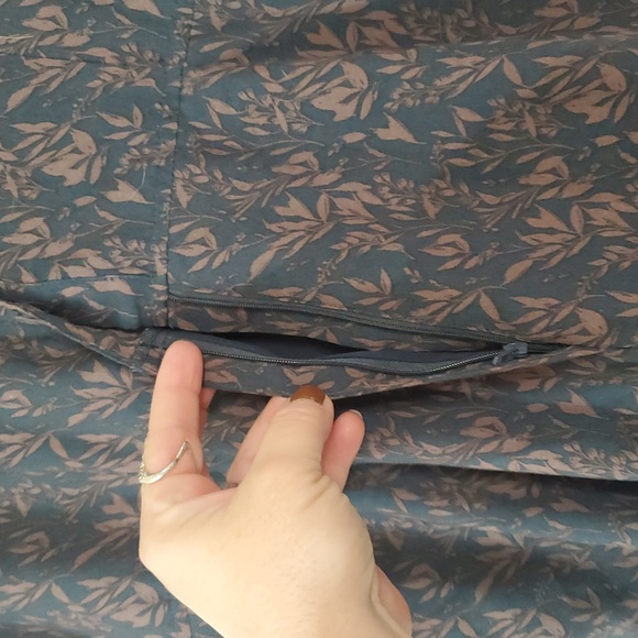 SweetSalt Jumpsuit Size 10 Womens Green Taupe Button Zip Down Scandinavian - Picture 7 of 16